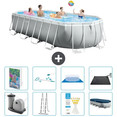 Immagine prodotto di Piscina ovale Prism Frame - 610x305x122 cm - 9 pezzi S583