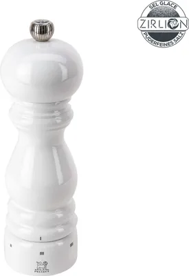 Produktbild von PEUGEOT Salzmühle PARIS 18cm Weiß Lackiert Buchenholz uSelect Zirkonia-Mahlwerk