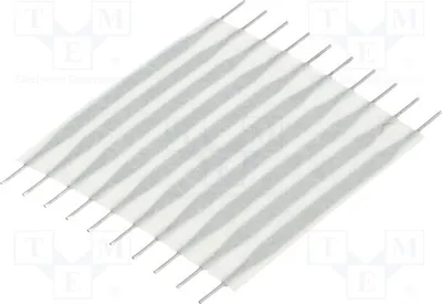 Image de 1 connecteur : câble plat, connecteur plat : 2,54 mm, longueur : 25,4 mm, 6-1437139-7, FFC (FPC)