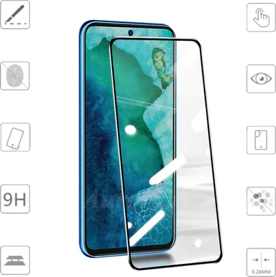 Obrázok produktu pre Pre Motorola Moto G75 5G – 1x 3D prémiová ochranná fólia na displej Full H9, 0,3 mm, tvrdené sklo