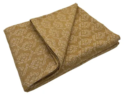 Produktbild von Jacquard-Bettüberwurf mit Blumenmuster