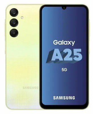 Produktbild von Galaxy A25 5G, Yellow, 128 GB