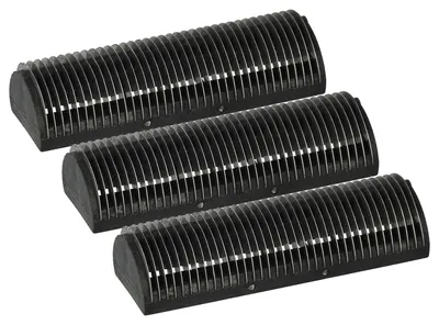 Produktbild von vhbw 3x Klingenblock kompatibel mit Braun 5322, 5323, 5310, 5321, 5330, 5352, 5340, 5346, 5383, 2011, 5511, 5350, 5510, 5381 Rasierer Schwarz Silber