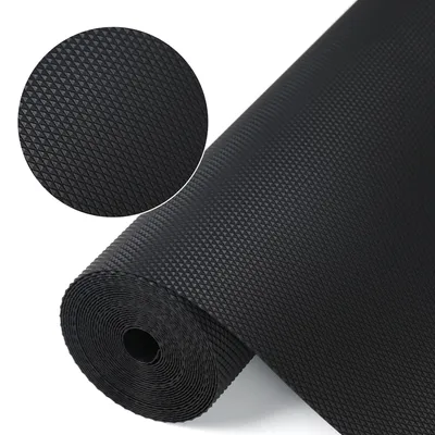 Image de Tapis antidérapant pour tiroirs de cuisine - Tapis antidérapant pour tiroirs et étagères - Noir - 30x150 cm