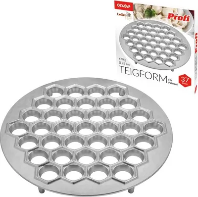 Produktbild von Teigform Profi für Pelmeni oder Tortellini 37 Teigtaschen Durchmesser 26cm