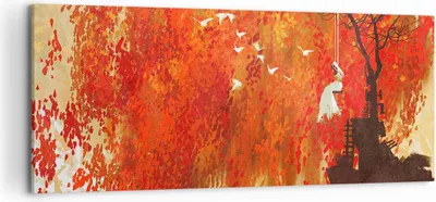 Produktbild von Bild auf Leinwand - Leinwandbild - Frau Abstraktion - 120x50cm - Wand Bild - Wanddeko - Wandbilder - Leinwanddruck - Bilder - Kunstdruck - Wanddekoration - Leinwand bilder - Wandkunst - AB120x50-3836