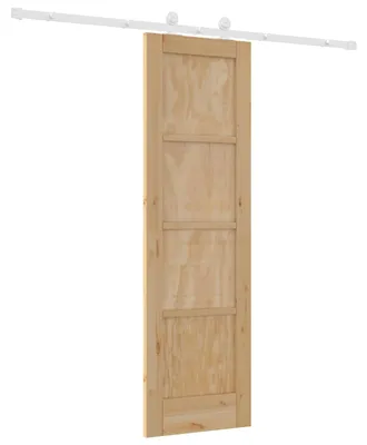 Obrázek produktu pro Posuvné dveře Přírodní a bílá 61 x 198,5 cm