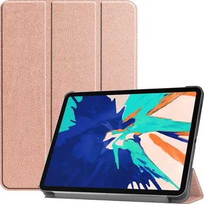 Image de Etui pour Apple iPad 12.9 Pro 2020 12.9 Housse de protection avec fonction support et fonction veille/réveil automatique Bronze