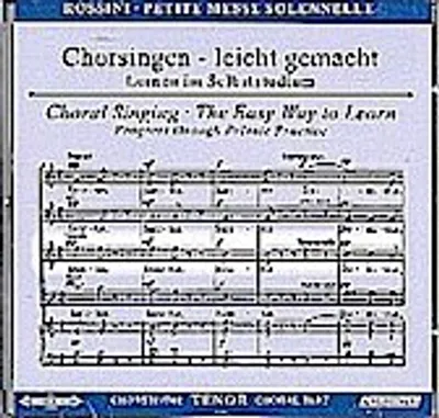 Produktbild von Petite Messe solennelle, Chorstimme Tenor, 1 Audio-CD