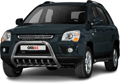 Obrázek produktu pro Ochranná lišta předního nárazníku pro Kia Sportage 2008-2010 s ocelí ABE stříbrná