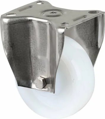 Immagine prodotto di Ruota fissa 100 mm HS110 piastra, bianco, ER, RL HS110.B14.100