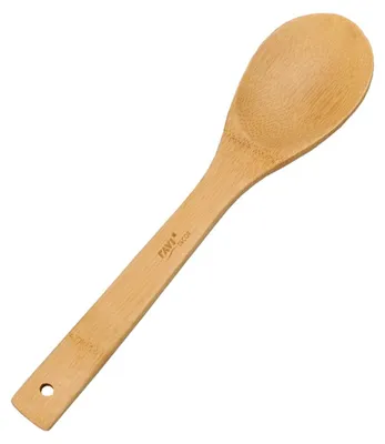 Image de Spatule en bois de bambou naturel Eko 30 cm