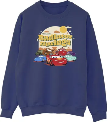 Produktbild von Disney - "Cars Radiator Springs" Sweatshirt für Herren BI15855 (L) (Schwarz)