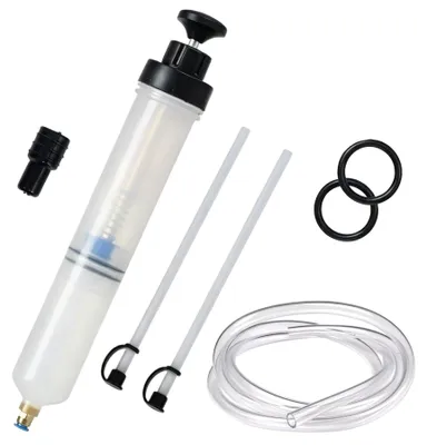 Produktbild von Ölabsaugpumpe Ölpumpe Ölabsauger - 500 ml - Mit Schläuchen - Transparenter Behälter