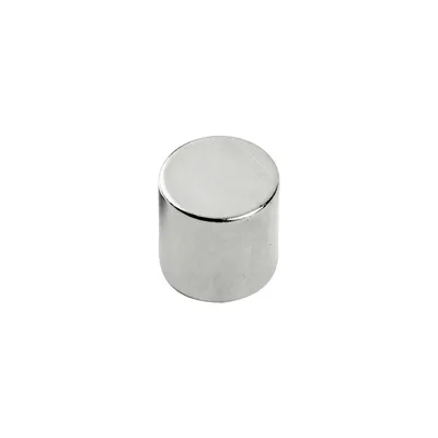 Produktbild von Scheibenmagnet Rundmagnet ø10mm Höhe 10mm Magnet selbstklebend Neodym vernickelt