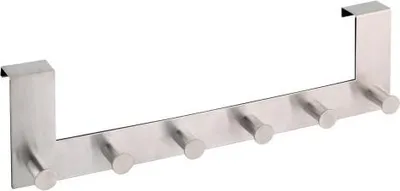 Produktbild von Türgarderobe, Edelstahl, 6 Haken