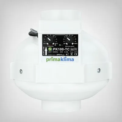Produktbild von PK Rohrventilator 100, 280 m3/h, Temp.
