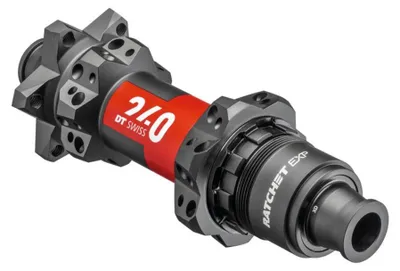 Image de Moyeu arrière DT Swiss 240 MTB Disc Brake 157/12 TA Boost+, 28 L.,IS 6-b. Sram XD, noir