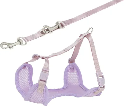 Produktbild von TRIXIE Junior Welpen-Softgeschirr mit Leine - flieder - 26–34 cm/10 mm
