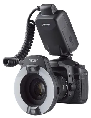 Produktbild von Macro-Ringblitz - TTL-Blitzsteuerung - Doppelte Ringform - Für Canon