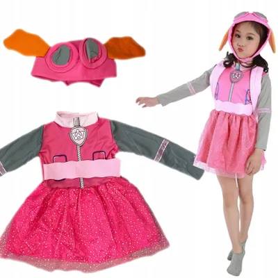 Produktbild von Paw Patrol Skye Kinderkostüm Verkleidung Mädchen 98-110
