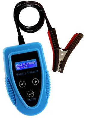 Batterietester 12V für Kfz, 6-110 Ah, digital