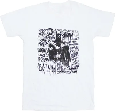 Obrázek produktu pro Batman - tričko "Scribbler" pro muže/dámy uni RO10948 (L) (Bílá)