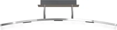A modern, curved LED ceiling light fixture.