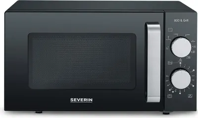 Produktbild von SEVERIN 2-in-1 Mikrowelle mit Glasboden und Grill MW 7762