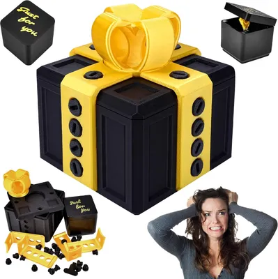 Productafbeelding van Middelvinger in een grappencadeaudoos - Irritante cadeaudoos met middelvingerdoosjes - Grappige grappen