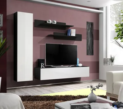 Produktbild von Luxus Wohnwand Designer Einrichtung Wohnzimmermöbel Wandschrank Regale Neu