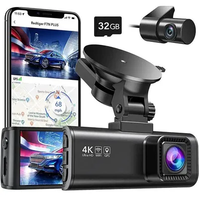 Produktbild von Dashcam, 4K Auflösung, Eingebautes WiFi, KEIN HW KIT, 32G-a
