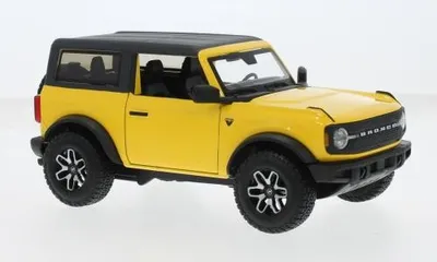 Produktbild von Maisto MAI31530YELLOW - 1/24 - Ford Bronco Badlands, gelb/schwarz, 2021 - Neu