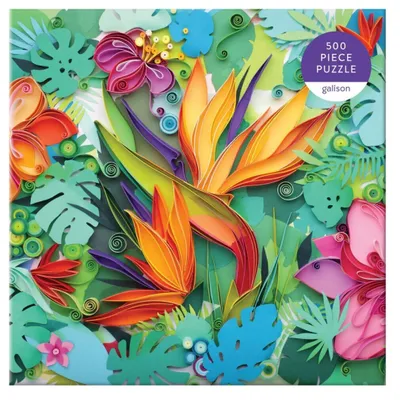 Produktbild von GALISON Quadratisches Puzzle Papierparadies 500 Teile