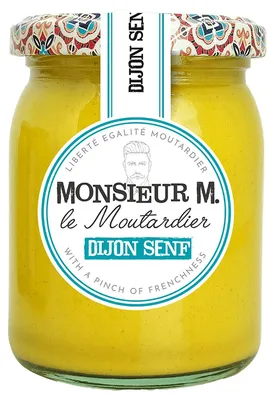 Verpackungsbild Bio Monsieur M Dijon Senf fein wuerzig nach franzoesischer Art 200ml