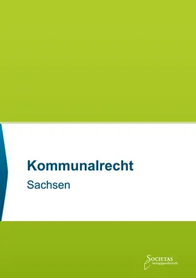 Produktbild von Kommunalrecht Sachsen