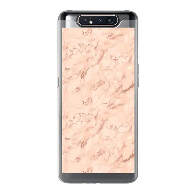 Produktbild von MuchoWow® Handyhülle Schutzhülle Hülle für Samsung Galaxy A80 Marmor - Roségold - Muster - Luxus Silikon Softcase Handy Hülle - Schutzdeckel