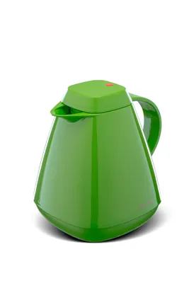 Produktbild von ROTPUNKT Thermokanne 650 1,0 ltr. I Glaseinsatz, BPA-Frei, Isolierkanne I langlebig I 24 Std heiß I hochwertig I Kaffeekanne I teekanne - flipgreen