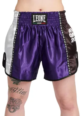 Produktbild von LEONE 1947 Kick-Thai-Shorts für Erwachsene, Normale Passform, Unisex, Violett, K