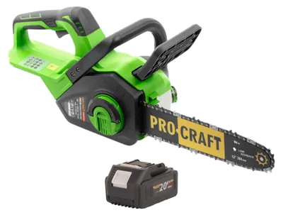 Produktbild von Procraft PKA38 Akku Kettensäge 20 V 304 mm Brushless + 1x Akku 4,0 Ah - ohne Ladegerät