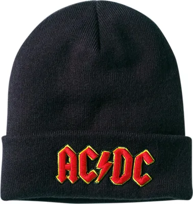 Produktbild von Amplified Cuff Beanie ACDC Logo black