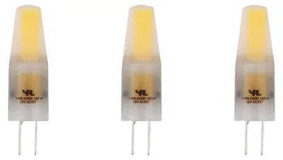 Produktbild von SPL G4 LED Stecklampe T10 1,5W 140lm Warmweiß Dimmbar Mattiert 3 Stück