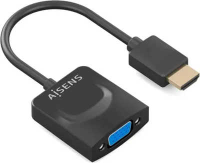 Produktbild von AISENS A122-0947, 0,15 m, HDMI Typ A (Standard), VGA (D-Sub), Männlich, Weiblich, Gerade