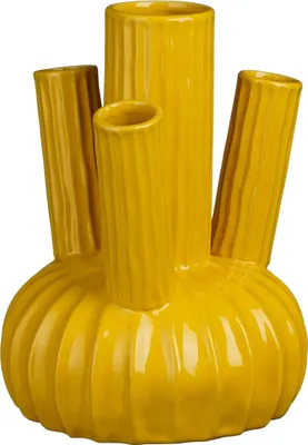 Produktbild von Mica Decorations Tulpenvase Felipe - H27 x Ø20 cm - Keramik - Gelb