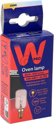 Produktbild von Wpro LFO136, Glühbirne, Whirlpool, Glas, Transparent, 27 mm, 27 mm
