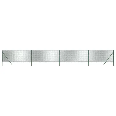 Image de vidaXL Clôture grillagée vert 1x10 m