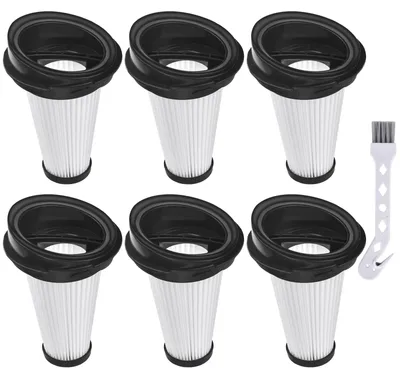 6 HEPA-Filter für Grundig VCH9929L–VCH9932, waschbar