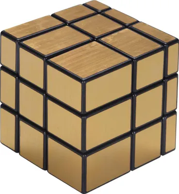 Produktbild von Oostifun Shengshou Mirror Blocks Puzzle 3x3 Goldener Puzzle-Geschwindigkeitswürfel