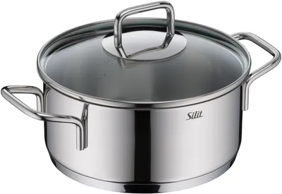 Produktbild von Silit Extra Cook Bratentopf 20 cm mit Glasdeckel 3201113786 4004633306306