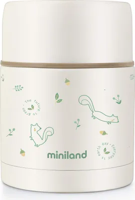 Obrázok produktu pre Miniland Termoska na jedlo ECO-friendly 600ml - Veverička